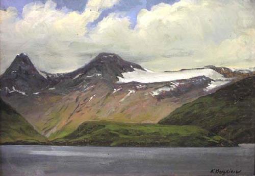 Knud Bergslien Fjordbunn china oil painting image